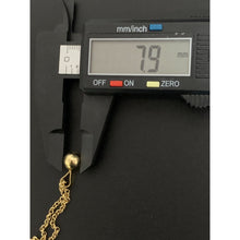 Load image into Gallery viewer, 18K Gold Bracelet with Ball Charm 8 inches 1.78 grams - Rafant