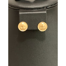 Load image into Gallery viewer, 18K Gold Earrings Stud Woman Lady Round Circle - Rafant