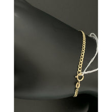 Load image into Gallery viewer, New Real 18k Saudi Gold Curb Link Chain Bracelet Size 7" - Rafant