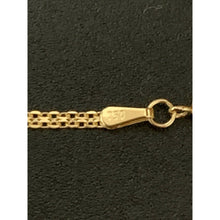 Load image into Gallery viewer, 18K Gold Chain Necklace Saudi Yellow Gold Lightweight Dainty 15.75" - Rafant
