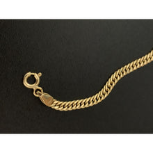 Load image into Gallery viewer, 18K Gold Chain Necklace Real Saudi Gold Curb 18" - Rafant