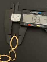 Load image into Gallery viewer, 18K Saudi Gold Bracelet Oval Cable Ling 7.5" - Rafant