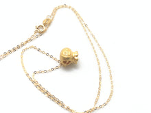 Load image into Gallery viewer, New Authentic 18K Saudi Gold 20" Necklace with Money Bag Pendant 24k Gold - Rafant