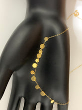 Load image into Gallery viewer, New Authentic 18K Saudi Gold 18" Necklace with Discs Circles Round Charms - Rafant