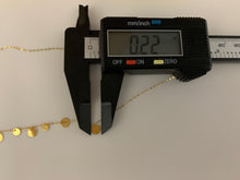 Load image into Gallery viewer, New Authentic 18K Saudi Gold 18" Necklace with Discs Circles Round Charms - Rafant