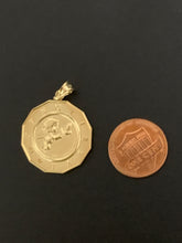 Load image into Gallery viewer, 18K Gold Pendant Queen Elizabeth Angel - Rafant