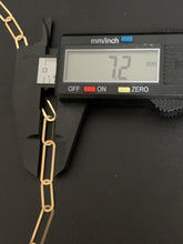 Load image into Gallery viewer, 18K Gold Necklace Chain 18 inches Paperclips 4.99 grams - Rafant