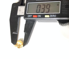 Load image into Gallery viewer, New Real 18K Saudi Gold Stud Earrings - Rafant