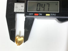 Load image into Gallery viewer, New 18K Saudi Gold Clip Heart Earrings - Rafant