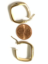 Load image into Gallery viewer, New Real 18K Saudi Gold Hoop Earrings - Rafant
