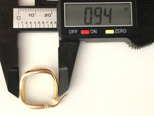 Load image into Gallery viewer, New Real 18K Saudi Gold Hoop Earrings - Rafant