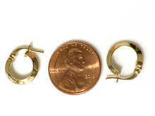 Load image into Gallery viewer, New Real 18K Saudi Gold Small hoop Earrings - Rafant
