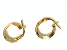 Load image into Gallery viewer, New Real 18K Saudi Gold Small hoop Earrings - Rafant