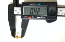 Load image into Gallery viewer, New 18K Saudi Gold Cross Stud Earrings - Rafant