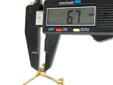 Load image into Gallery viewer, 18K Gold Bracelet with Dolphin Charms Size  7 inches - Rafant