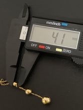 Load image into Gallery viewer, 18K Gold Earrings Stud Dangling Balls Orbs 3.02 grams - Rafant