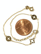 Load image into Gallery viewer, 18K Gold Bracelets  Charms Size 7.5 inches - Rafant