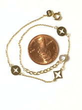 Load image into Gallery viewer, 18K Gold Bracelets  Charms Size 7.5 inches - Rafant