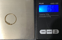 Load image into Gallery viewer, New Authentic Stamped 18K Saudi Gold Infinity Ring Size 6 - Rafant