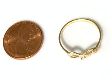 Load image into Gallery viewer, New Authentic Stamped 18K Saudi Gold Infinity Love Ring Size 7 - Rafant