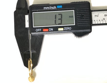 Load image into Gallery viewer, New Authentic Stamped 18K Saudi Gold Frosted Ball Ring Size 7.5 - Rafant