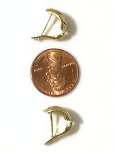 Load image into Gallery viewer, New Authentic Stamped 18K Saudi Gold French Clips Heart Design Earrings - Rafant