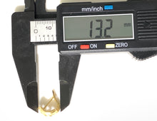 Load image into Gallery viewer, New Authentic Stamped 18K Saudi Gold French Clips Heart Design Earrings - Rafant