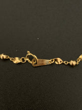 Load image into Gallery viewer, 18K Saudi Gold Necklace Beaded Balls 16" - Rafant