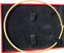 Load image into Gallery viewer, New Authentic 18K Saudi Gold 16" Omega Necklace 3 Tones Yellow White Rose Gold - Rafant