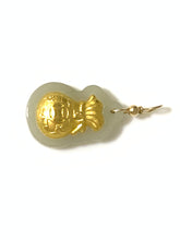 Load image into Gallery viewer, New Authentic Jade 18K Gold Lucky Money Bag pendant with 10k Gold Clasp - Rafant