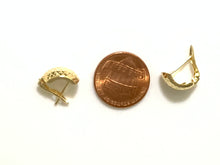 Load image into Gallery viewer, New Real 18K Saudi Gold French Clips Earrings - Rafant