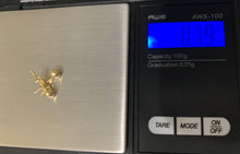 Load image into Gallery viewer, New Real 18K Saudi Gold Stud Ball Earrings Dainty Small 0.79gms - Rafant