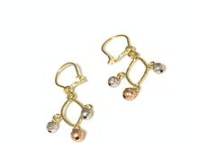 Load image into Gallery viewer, 18K Gold Hoops Dangling Chandelier Earrings - Rafant