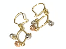 Load image into Gallery viewer, 18K Gold Hoops Dangling Chandelier Earrings - Rafant