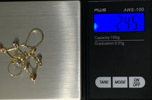 Load image into Gallery viewer, 18K Gold Hoops Dangling Chandelier Earrings - Rafant