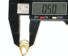 Load image into Gallery viewer, 18K Gold Hoops Dangling Earrings - Rafant