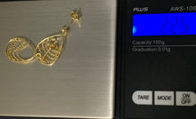 Load image into Gallery viewer, 18K Gold Hoops Dangling Earrings - Rafant