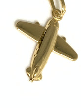 Load image into Gallery viewer, New Authentic 18K Saudi Gold 18" Necklace with Airplane Pendant - Rafant