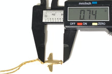 Load image into Gallery viewer, New Authentic 18K Saudi Gold 18" Necklace with Airplane Pendant - Rafant