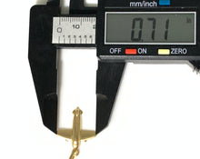 Load image into Gallery viewer, New Authentic 18K Saudi Gold 18" Necklace with Airplane Pendant - Rafant