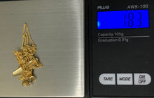 Load image into Gallery viewer, New Authentic 18K Saudi Gold 18" Necklace with Airplane Pendant - Rafant