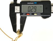 Load image into Gallery viewer, New Authentic 18K Saudi Gold 18" Necklace with Puffed Heart Pendant Small - Rafant