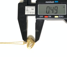 Load image into Gallery viewer, 18K Gold 18 inches Necklace Puffed Heart Pendant - Rafant