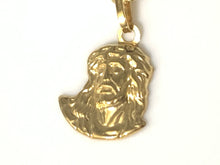 Load image into Gallery viewer, New Authentic 18K Saudi Gold 17.5" Necklace with Jesus Christ Face Pendant - Rafant