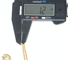 Load image into Gallery viewer, New Authentic 18K Saudi Gold 17.5" Necklace with Jesus Christ Face Pendant - Rafant