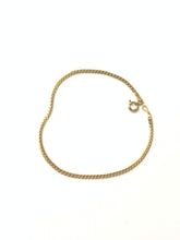 Load image into Gallery viewer, New Authentic Stamped 18K Saudi Gold Chain Bracelet 6.5" - Rafant