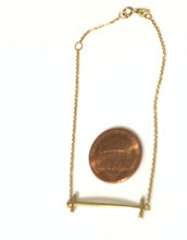 Load image into Gallery viewer, New Authentic Stamped 18K Saudi Gold Chain Bar Bracelet 7-7.75 inches - Rafant