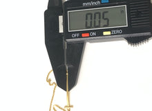 Load image into Gallery viewer, New Authentic Stamped 18K Saudi Gold Chain Bar Bracelet 7-7.75 inches - Rafant