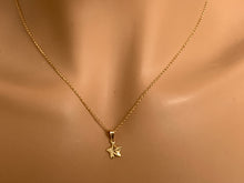 Load image into Gallery viewer, New Real 18K Saudi Gold Necklace 18" Chain with Star Pendant - Rafant