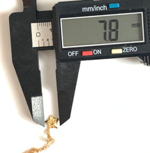 Load image into Gallery viewer, New Real 18K Saudi Gold Necklace 18" Chain with Star Pendant - Rafant